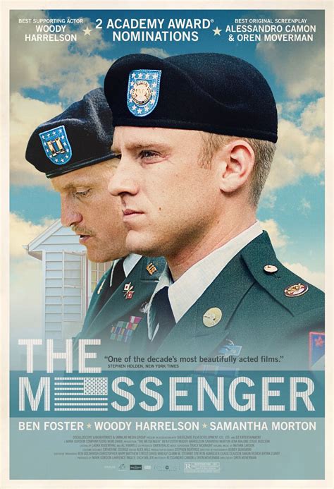 Characters and their backgrounds Review The Messenger (2009) Movie